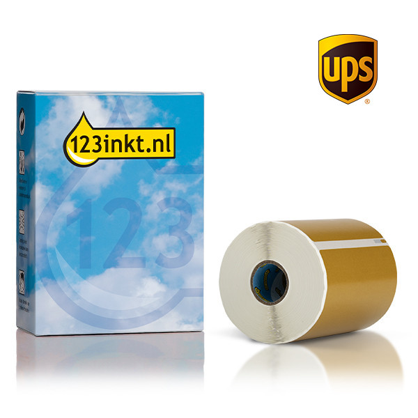 123tinta Etiquetas de envío extragrandes Dymo S0904980 para UPS color dorado 653156 - 1