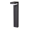 123tinta Farola solar de jardín con sensor 50 cm Bologna 3000K IP44 Negro LDR08733 - 1