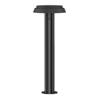 123tinta Farola solar de jardín con sensor Palermo 1800-2700-3000K IP44 Negra LDR08735