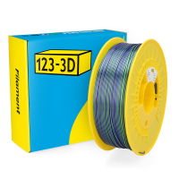 123tinta Filamento PLA Camaleón Amarillo-Verde-Morado 1,75 mm 1 kg DHM00253