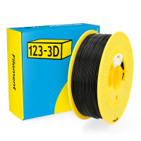 123tinta Filamento PLA Negro 1,75 mm 1 kg DHM00001
