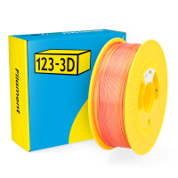 123tinta Filamento PLA Satinado Arcoíris Rojo-Naranja 1,75 mm 1 kg DHM00116 123tinta Filamento PLA Satinado Arcoíris Rojo-Naranja 1,75 mm 1 kg DHM00116