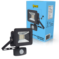 123tinta Foco Proyector LED con sensor luz blanca fría (10W) 0310711L123 LDR01987