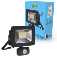 123tinta Foco Proyector LED con sensor luz blanca fría (20W) 0310713L123 LDR01989