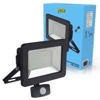 123tinta Foco Proyector LED con sensor luz blanca fría (50W) 0310717L123 LDR01993