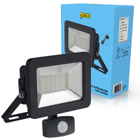 123tinta Foco Proyector LED con sensor luz blanca neutra (30W) 0310714L123 LDR01990