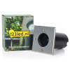 123tinta Foco de tierra | Athenas | acero inoxidable apto para 1x GU10 LDR08506 - 1