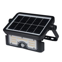 123tinta Foco solar con sensor Fukuoka 3000-4000-6000K IP65 7W Negro LDR08855