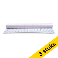 123tinta Forro autoadhesivo transparente de 33 cm x 1 m | Pack 3 uds