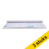 123tinta Forro autoadhesivo transparente de 50 cm x 1 m | Pack 3 uds