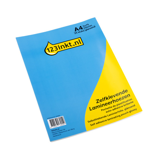 123tinta Funda plastificadora autoadhesiva A4 brillante 2x75 micras (25 uds.) 302894 123tinta Funda plastificadora autoadhesiva A4 brillante 2x75 micras (25 uds.) 302894 - 1
