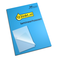 123tinta Funda plastificadora de documentos A4 brillante 2x80 micras  - 100 unidades 300256