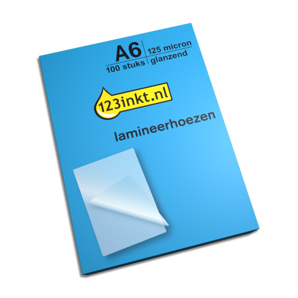 123tinta Funda plastificadora de documentos A6 brillante 2x125 micras (100 unidades) 301134 123tinta Funda plastificadora de documentos A6 brillante 2x125 micras (100 unidades) 301134 - 1