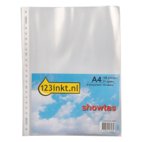 123tinta Funda transparente A4 21 agujeros 120 micras (10 piezas) 3007348010C K-14021C 300444
