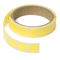 123tinta Gomets adhesivos de marcaje redondo 18 mm amarillo fluorescente – 500 unidades 300183