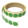 123tinta Gomets adhesivos de marcaje redondo 18 mm verde – 500 unidades 300184 - 1