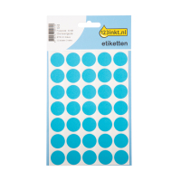 123tinta Gomets adhesivos de marcaje redondo 19 mm azul – 105 unidades
