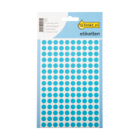 123tinta Gomets adhesivos de marcaje redondo 8 mm azul – 450 unidades 301471