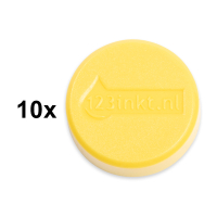 123tinta Imanes 30 mm amarillos (10 piezas) 6163213C 301269