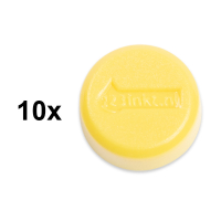 123tinta Imanes de 15 mm, color amarillo (10 unidades) 6161513C 301255
