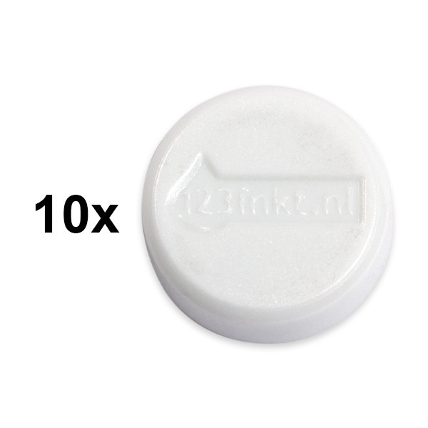 123tinta Imanes de 20 mm, color blanco (10 unidades) 6162002C 301264 - 1