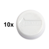 123tinta Imanes de 20 mm, color blanco (10 unidades) 301264 - 1