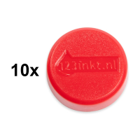 123tinta Imanes de 20 mm, color rojo (10 unidades) 6162025C 301261