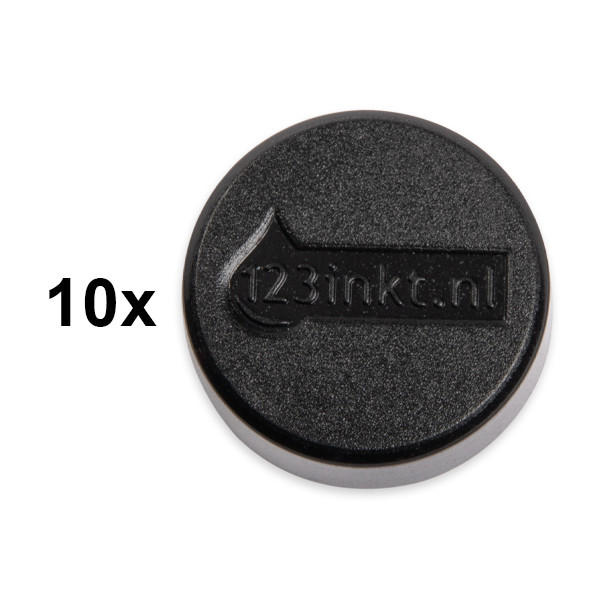 123tinta Imanes de 30 mm negro (10 unidades) 6163290C 301266 - 1