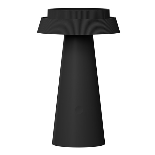 123tinta Lámpara de mesa solar Palermo 1800-2700-3000K Regulable IP54 Negra LDR08728 - 1