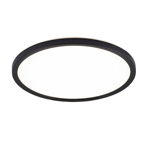 123tinta Lámpara de techo Ø 30 cm 3000-4000-6000K Regulable 2160 lúmenes IP54 Negra 18W LDR02256 - 1