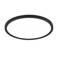 123tinta Lámpara de techo Ø 30 cm 3000-4000-6000K Regulable 2160 lúmenes IP54 Negra 18W LDR02256