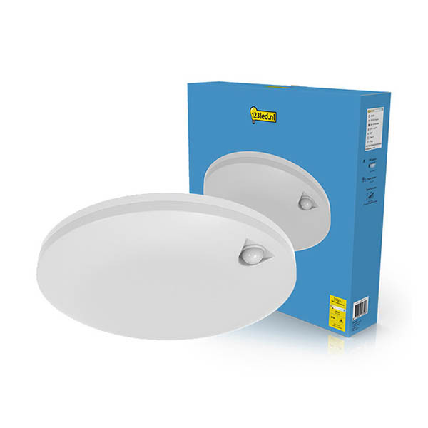 123tinta Lámpara de techo con sensor | Ø 30 cm 3000K 2160 lúmenes IP54 18W LDR02250 - 1