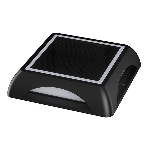 123tinta Lámpara solar de jardín y pared Bari 3000K Cuadrada IP65 Negra LDR08729 - 1