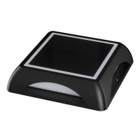 123tinta Lámpara solar de jardín y pared Bari 3000K Cuadrada IP65 Negra LDR08729