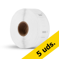 123tinta LW650 etiquetas cuadradas duraderas (25 x 25 mm) | Pack 5 uds 650758