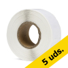 123tinta LW650 etiquetas multifuncionales (25 x 13 mm) | Pack 5 uds