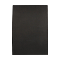 123tinta Libro encuadernado A4 rayado 80 hojas negro 301408
