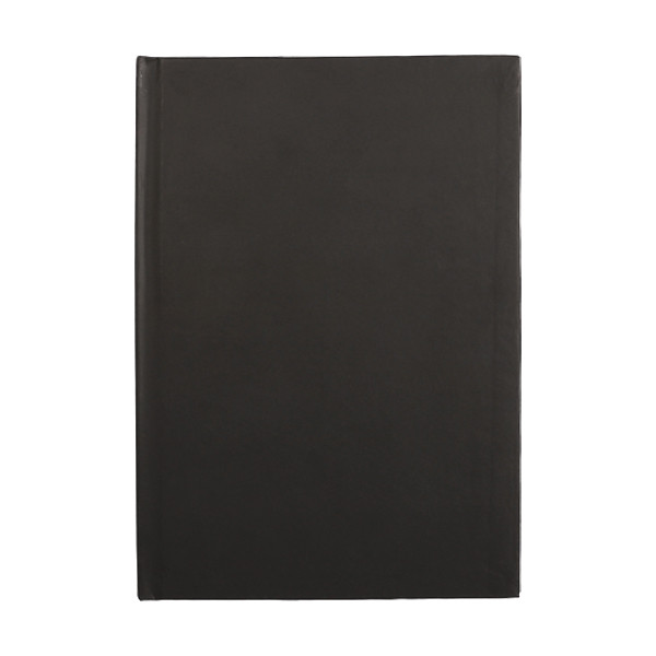123tinta Libro encuadernado A5 rayado 80 hojas negro 301412 - 1