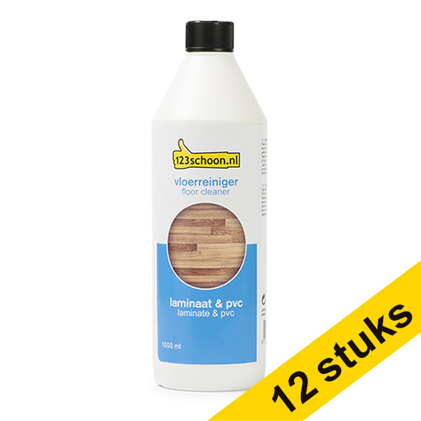 123tinta Limpiador de suelos Laminado (1000ml) | Pack 12 uds SDR06007 - 1