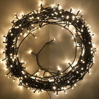 123tinta Luces Navidad 27 metros | Blanco extra cálido y cálido | 320 leds  LDR07005