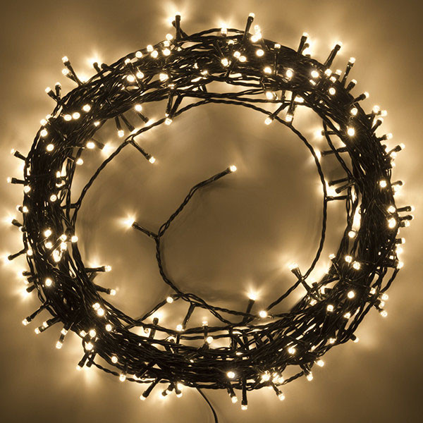 123tinta Luces Navidad 27 metros | Blanco extra cálido y cálido | 320 leds  LDR07005 - 3