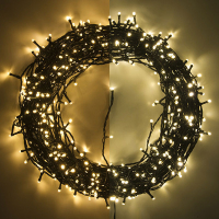 123tinta Luces Navidad 39 metros | Blanco extra cálido y cálido | 480 leds  LDR07006