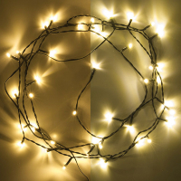 123tinta Luces Navidad 5,9 metros | Blanco extra cálido y cálido | 40 leds  LDR07000