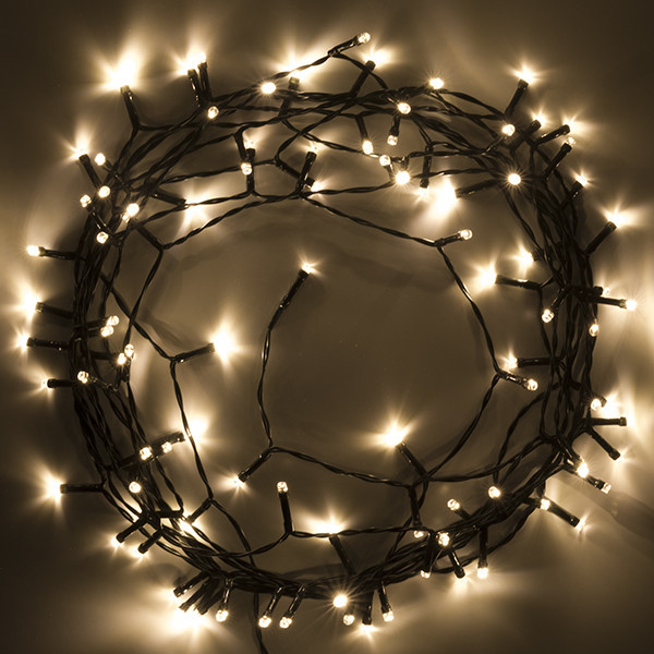 123tinta Luces navideñas 7,5 metros a pilas | Blanco extra cálido y blanco cálido | 96 luces con temporizador  LDR07147 - 3