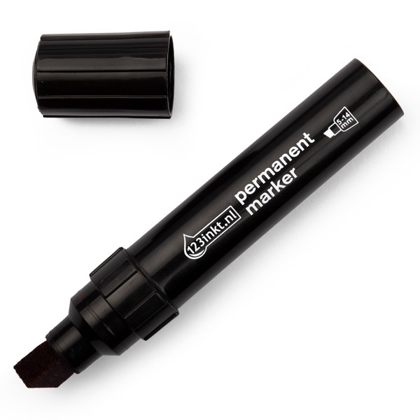 123tinta Marcador permanente negro (cincel de 5 a 14 mm) 4-850001C 300837 - 1
