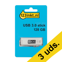 123tinta Memoria USB 3.0 - 128 GB | Pack 3 uds 340003