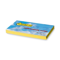 123tinta Notas adhesivas amarillas 76 x 127 mm 21009 655GEC 300201