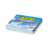 123tinta Notas autoadhesivas azules 76 x 76 mm  300246
