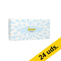 123tinta Pañuelos de papel de 2 capas | Pack 24 x 100 hojas SDR07359