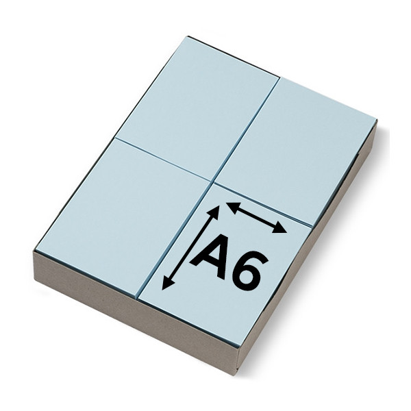 123tinta Papel A6 azul | 80 g (2.000 hojas) 300613 - 1